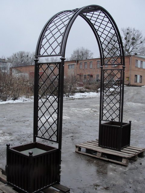 Арка садовая с плантаторами MS-AS-101